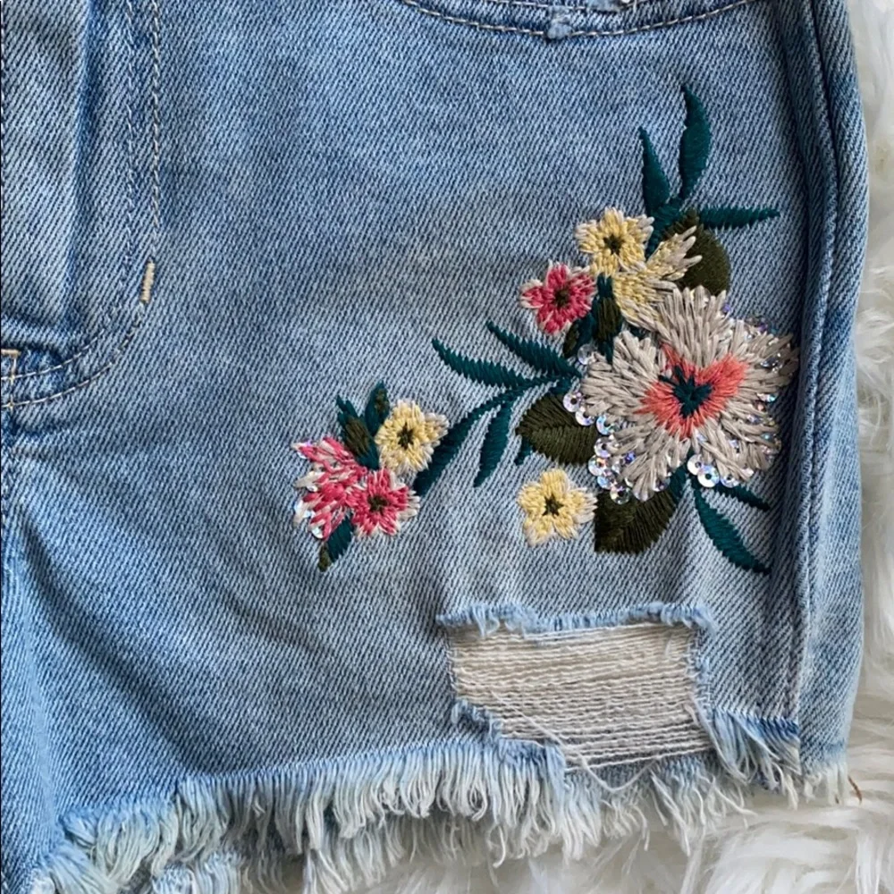 Hollister High-Rise Short-Short Denim Shorts Size 25